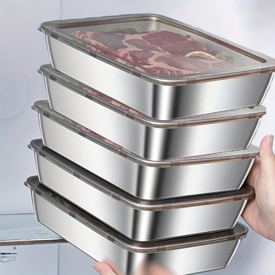 Food Storage Containers Xl - Set di 5 Contenitori per Alimenti