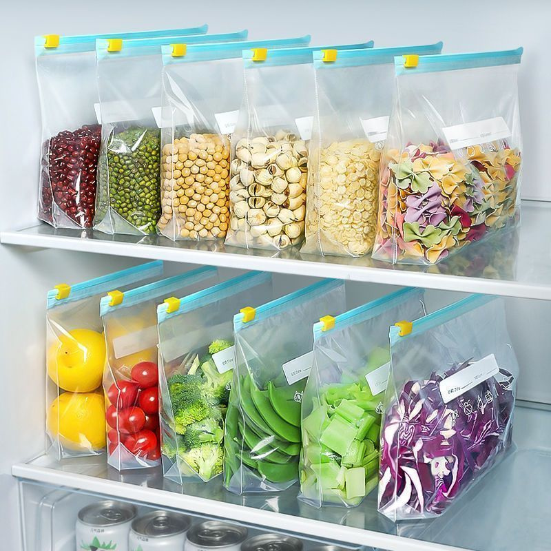 Food Storage Zipper - Sacchetti per congelatore per alimenti da
