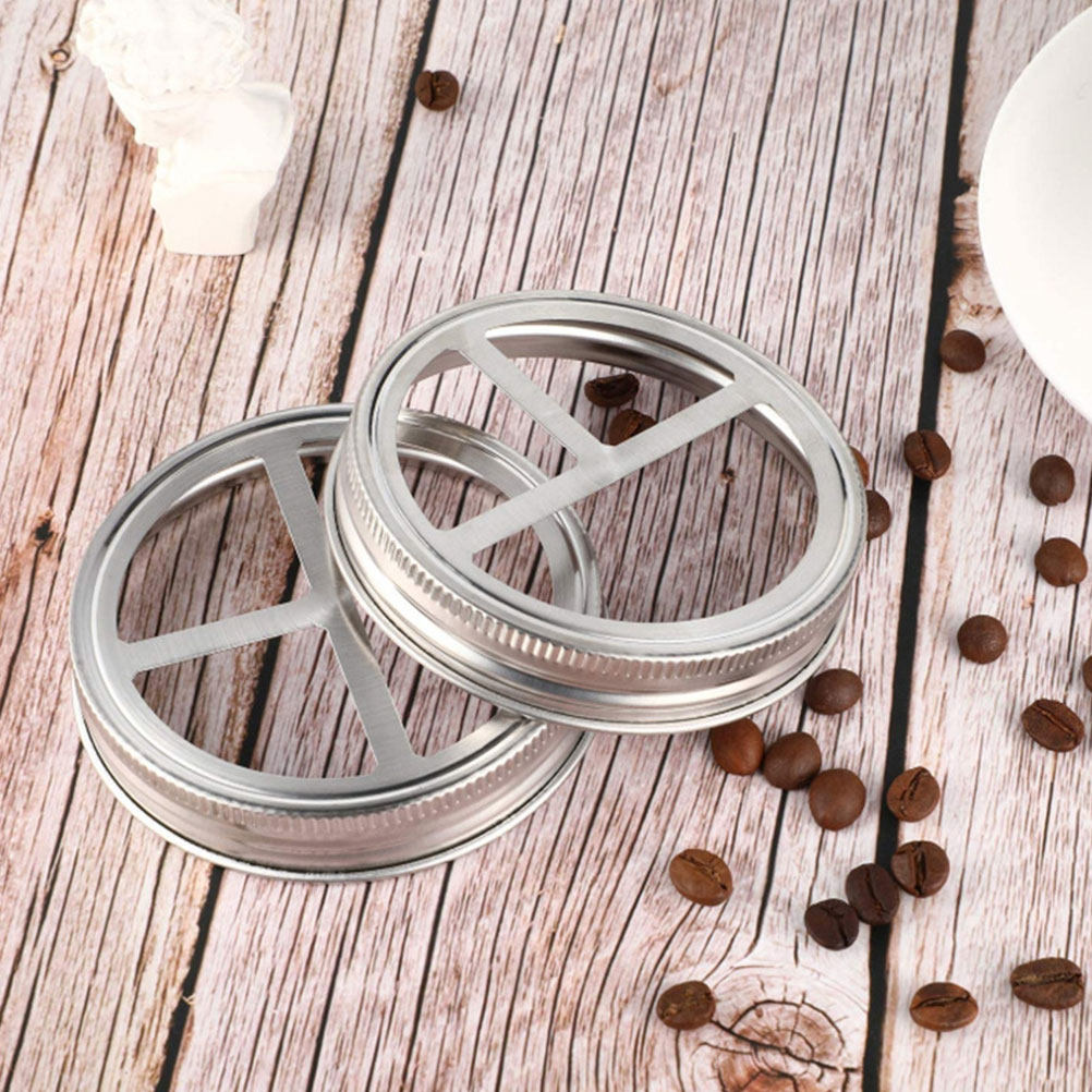 Mason Jar Wide Mouth - 3 Pezzi Coperchio per Barattolo Mason