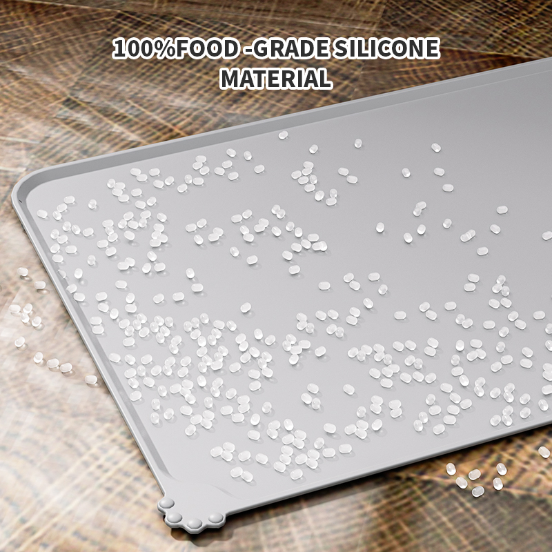 Food Storage Under Bed - Tappetino in Silicone Impermeabile, Tappetino Sottolavello