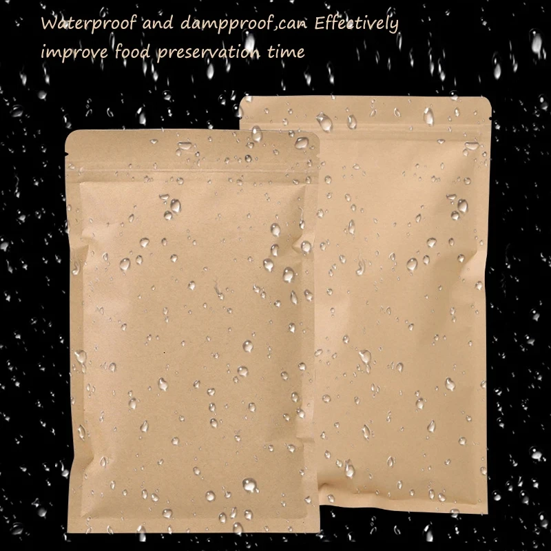 Food Storage Bag - 100 sacchetti con chiusura a zip