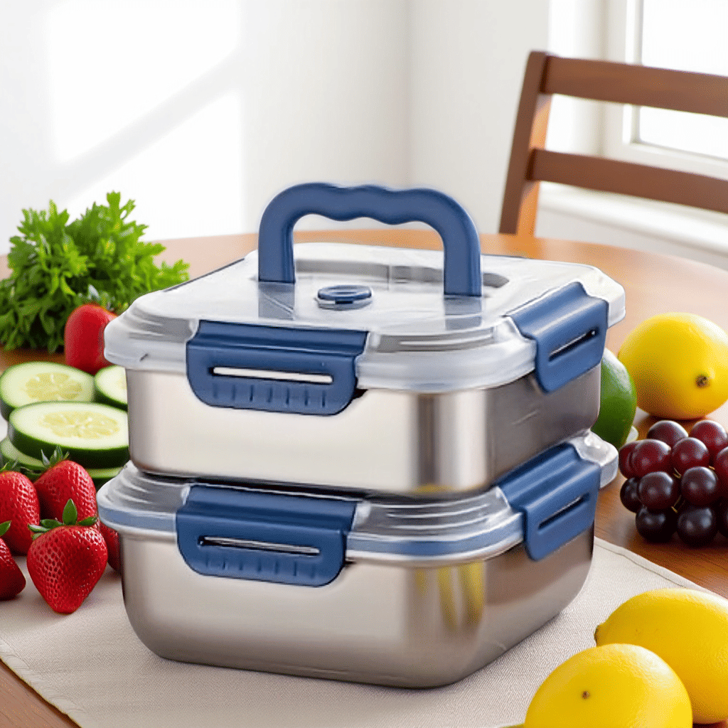 Food Storage Containers Xl - 2 contenitori per alimenti Yakimoto extra-large