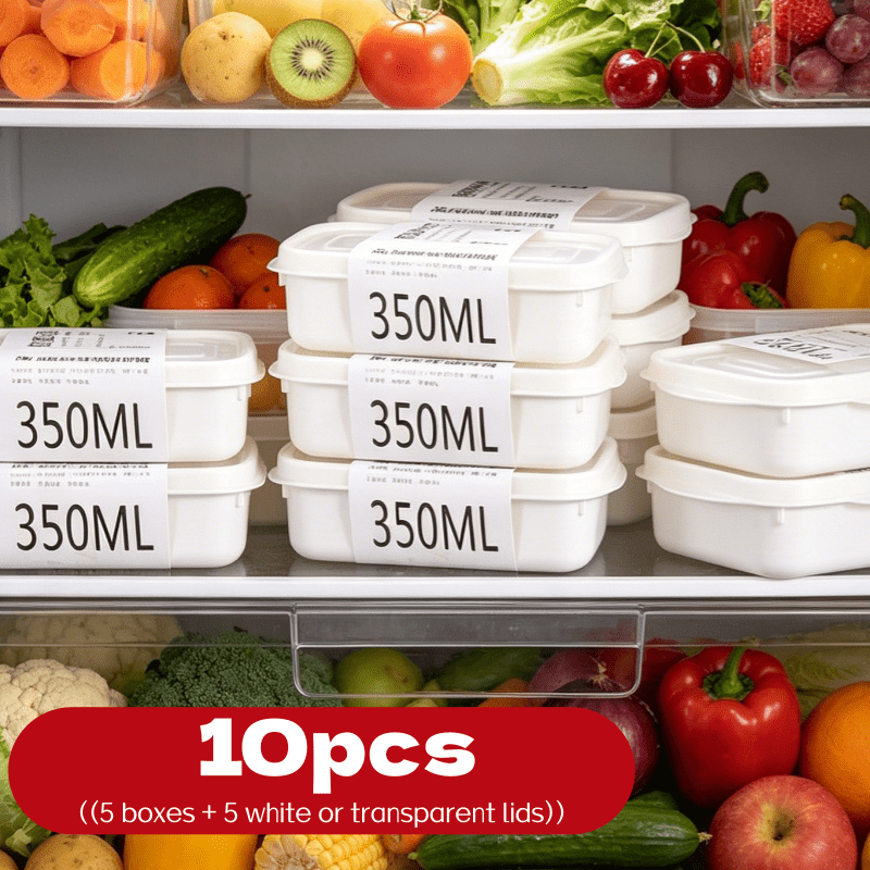 Food Storage Underground - Set di 10 Contenitori Impilabili Riutilizzabili