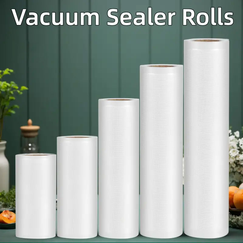 Food Storage Vacuum Bags - Rotolo di Sacchetti Sottovuoto da 500CM