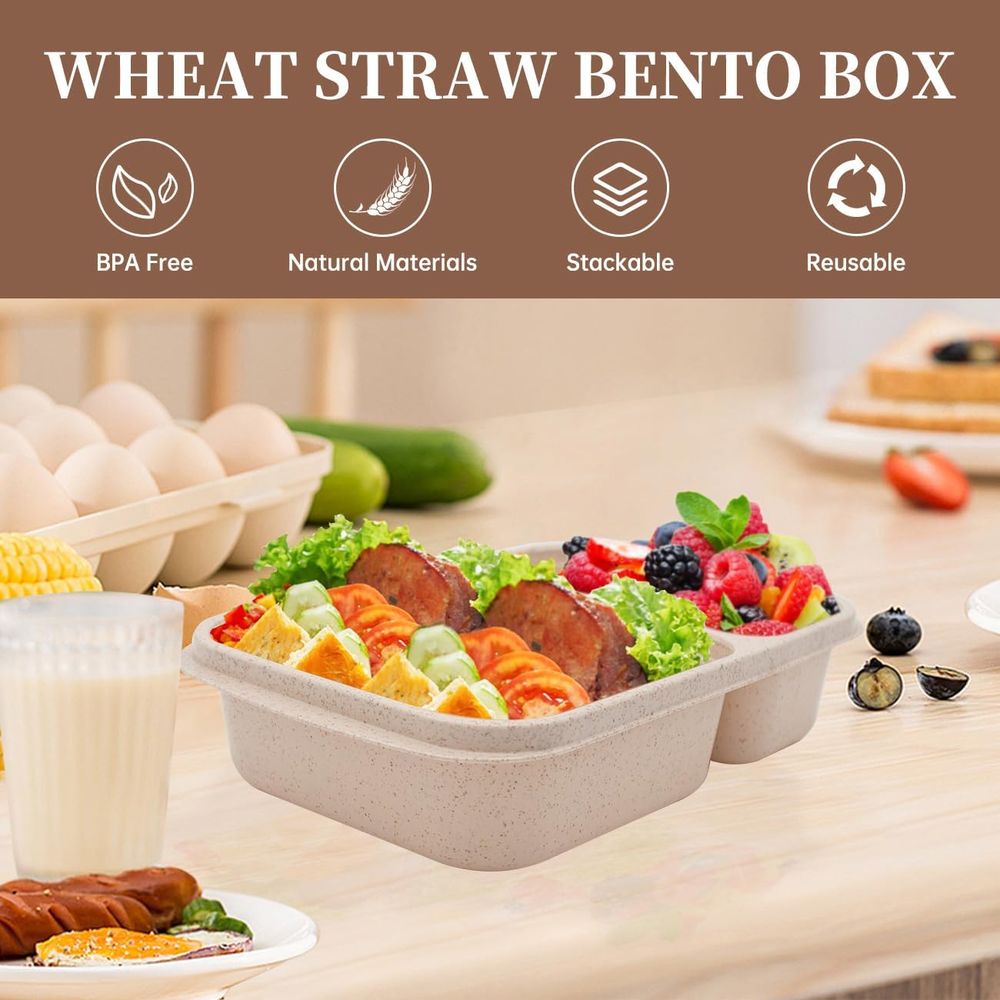 Set di 4 Contenitori Bento, 2  - Food Storage Dividers recensione e prezzo
