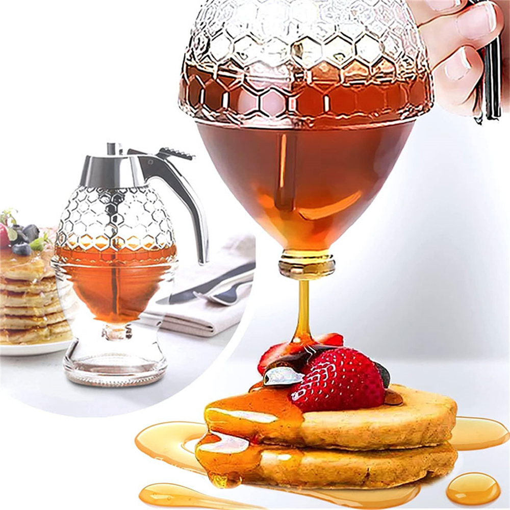 1pc Dispenser di miele in vetr - Condiment Squeeze Bottle recensione e prezzo