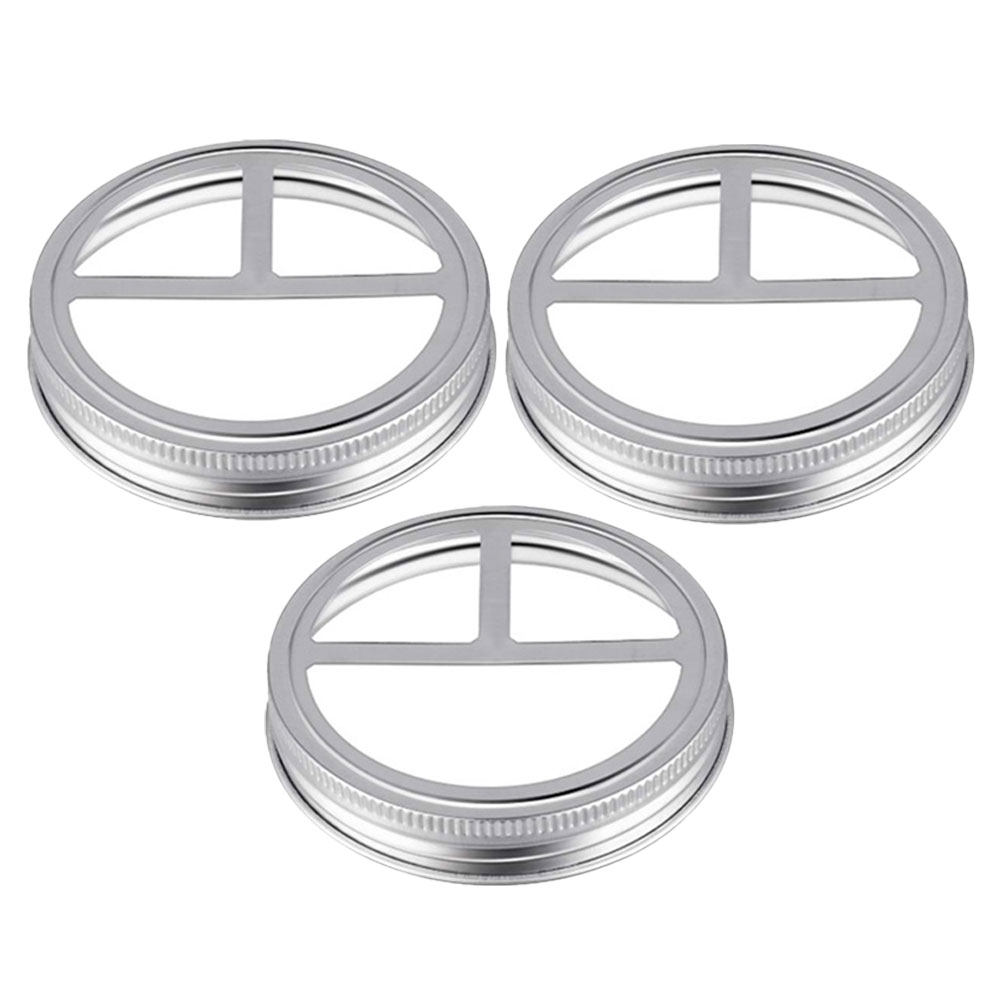 3 Pezzi Coperchio per Barattol - Mason Jar Wide Mouth recensione e prezzo