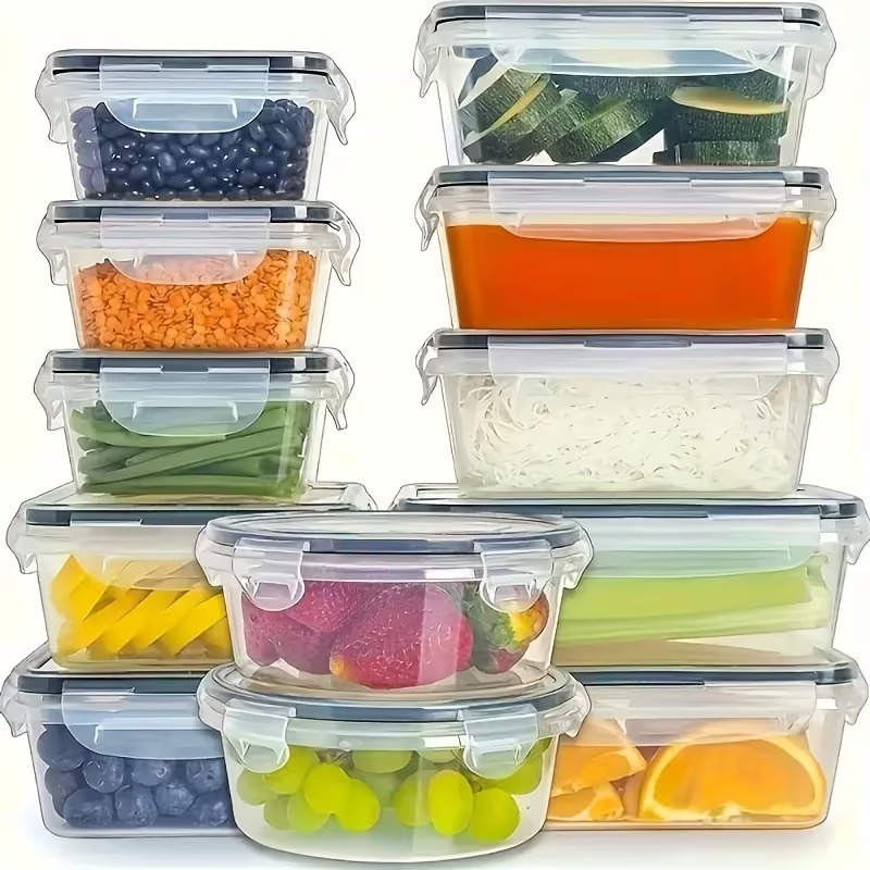Set di 4 Contenitori Trasparen - Food Storage Vegetables recensione e prezzo