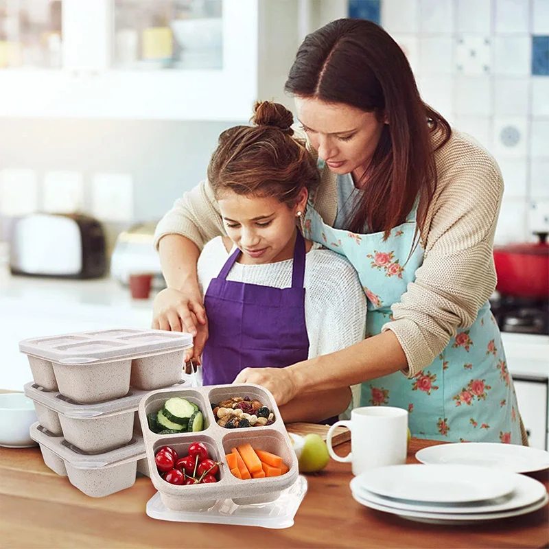 4 griglie scatola di immagazzi - Food Storage Vegetables recensione e prezzo