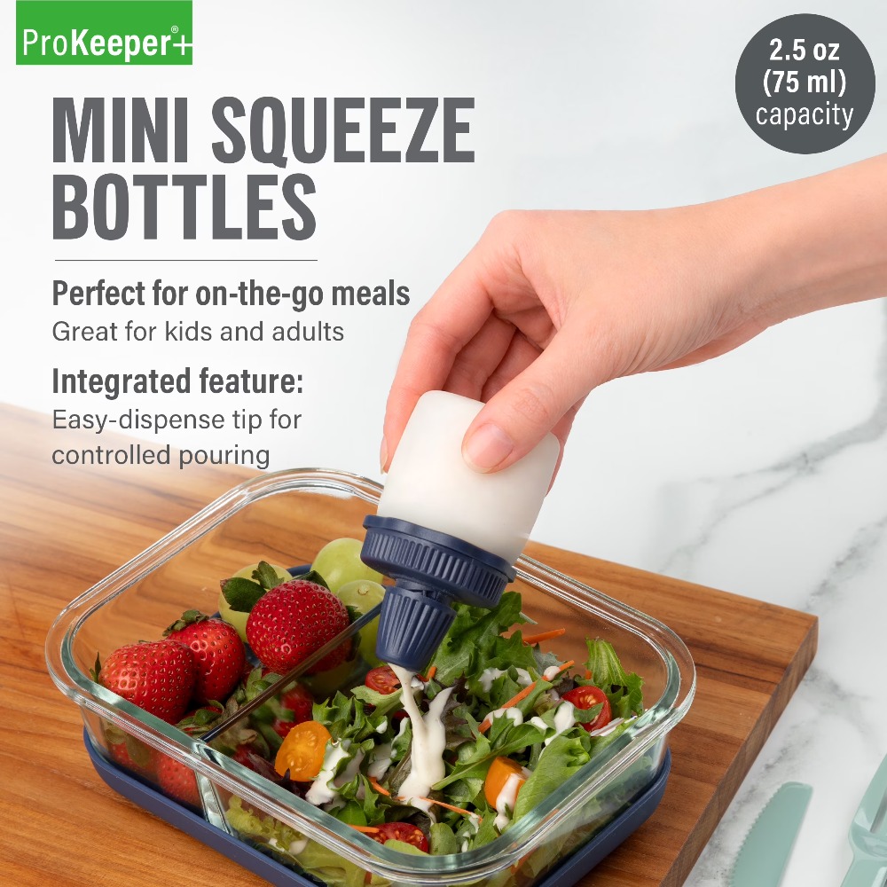 Bottiglie in Silicone Blu Riut - Condiment Squeeze Bottle recensione e prezzo