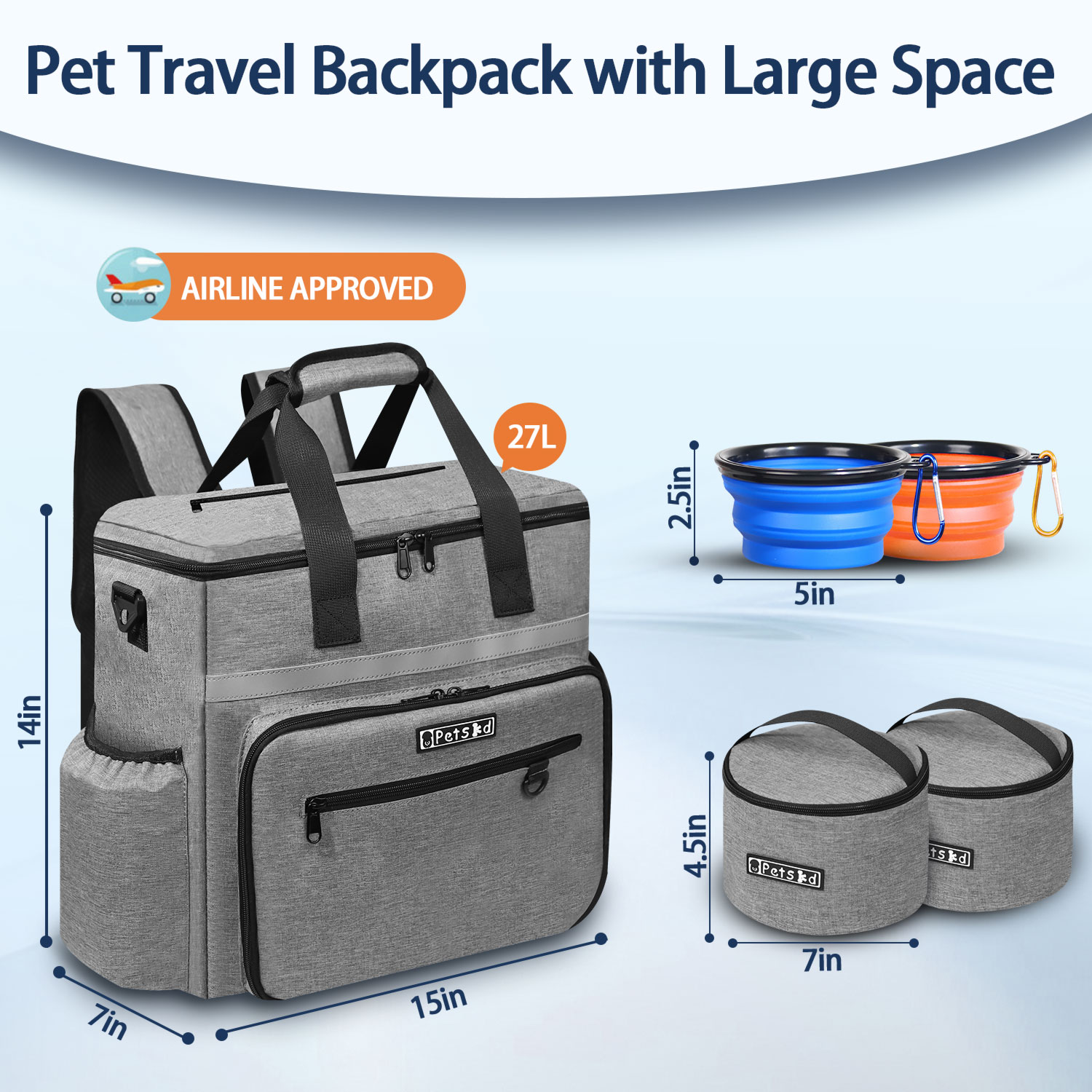 Petskd Borsa organizer per can - Food Storage Zipper recensione e prezzo