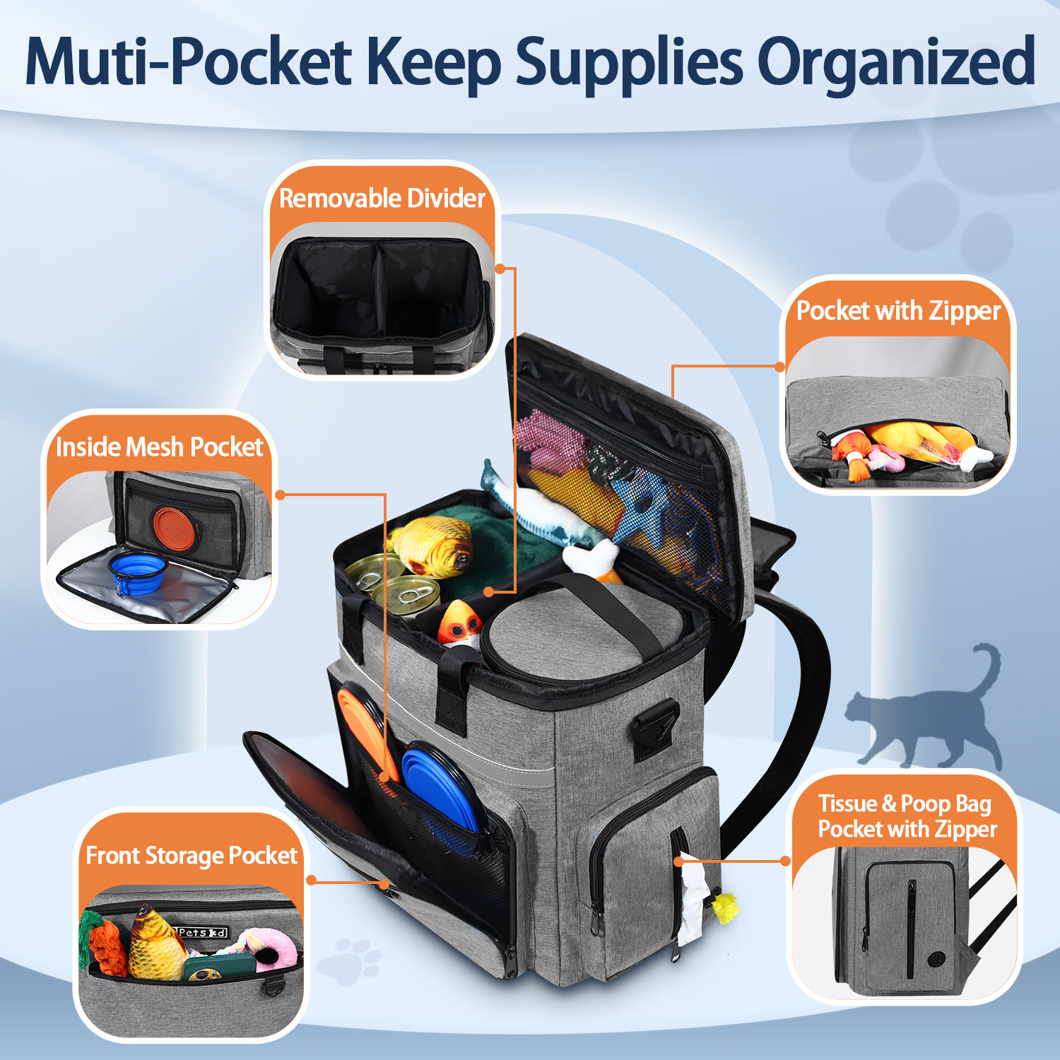 Petskd Borsa organizer per can - Food Storage Zipper recensione e prezzo