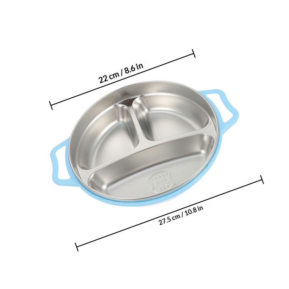 Piatto per bambini in acciaio  - Food Storage Dividers recensione e prezzo