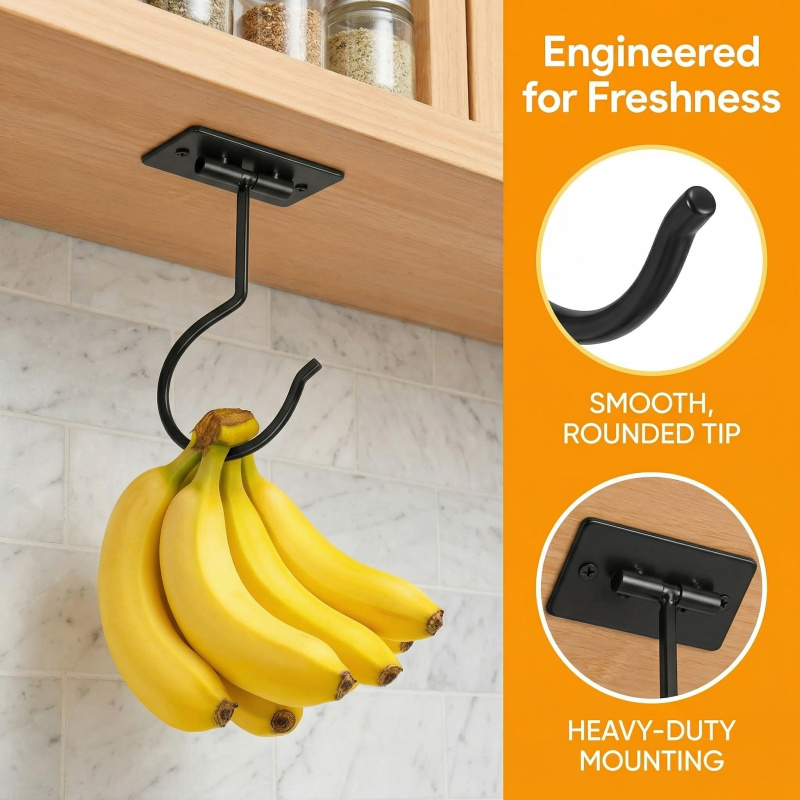 Gancio a banana autoadesivo in - Food Storage For Room recensione e prezzo