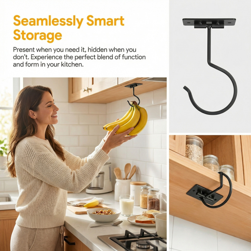 Gancio a banana autoadesivo in - Food Storage For Room recensione e prezzo