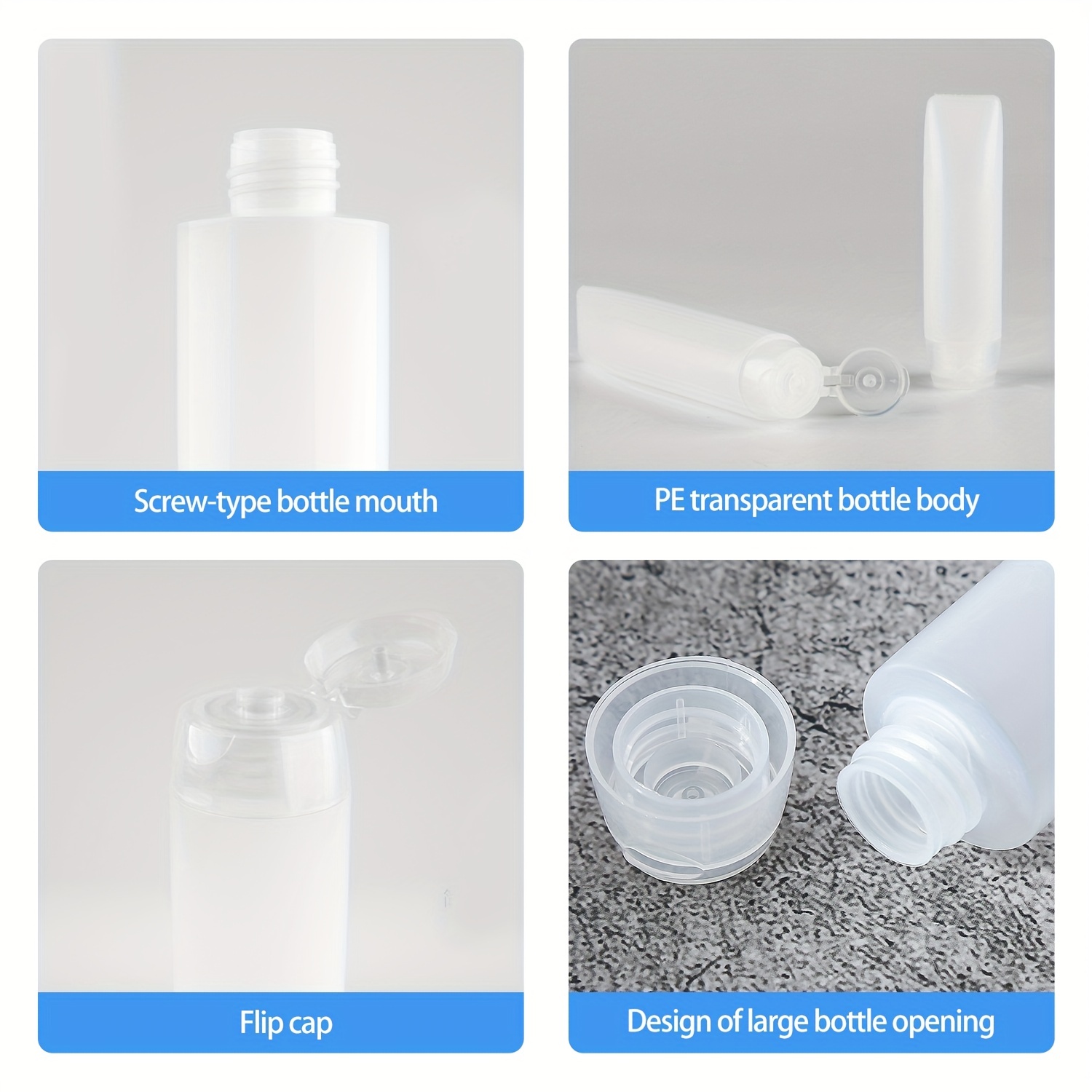 10 flaconi da viaggio morbidi  - Condiment Squeeze Bottle recensione e prezzo